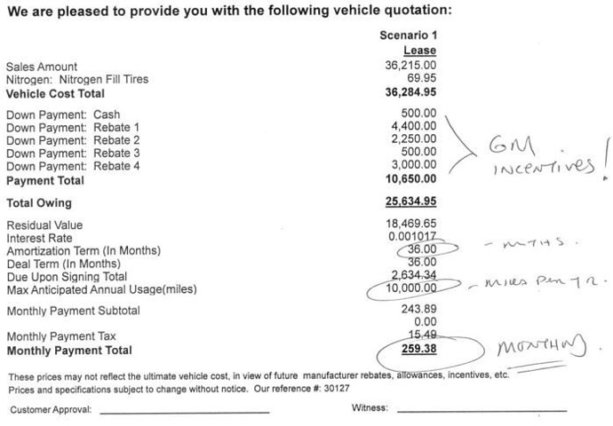 Chevy Volt Lt 2017 Lease Offer