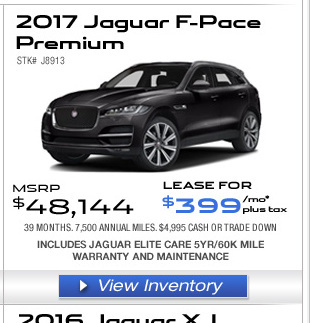 How Much Is A Jaguar F Pace Lease